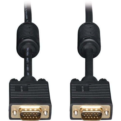 Eaton Tripp Lite Series VGA High Resolution RGB Coaxial Cable (HD15 M/M), 25 Ft. (7.62 M) 300/500