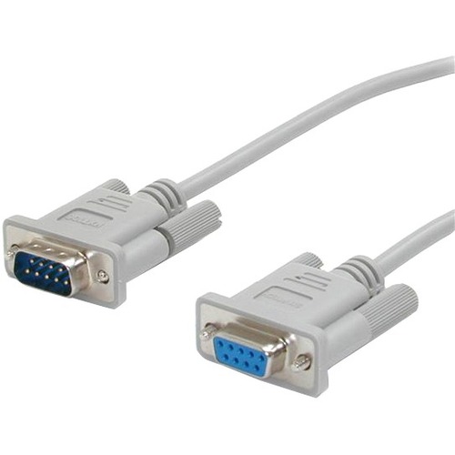 StarTech.com 15ft Straight Through DB9 Serial Cable   Mouse Extension Cable External   Gray 300/500