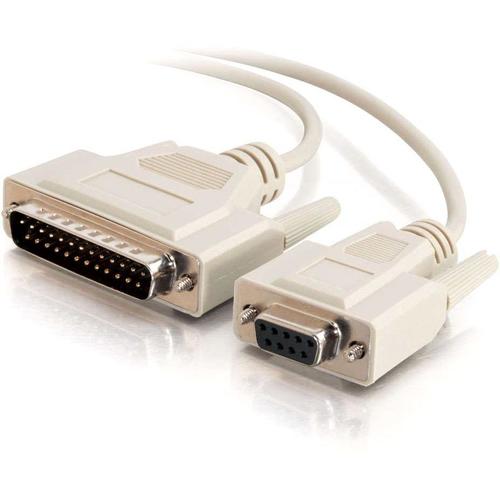 C2G 6ft DB9 Female to DB25 Male Modem Cable