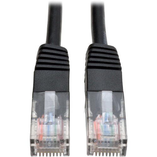 Eaton Tripp Lite Series Cat5e 350 MHz Molded (UTP) Ethernet Cable (RJ45 M/M), PoE - Black, 5 ft. (1.52 m)