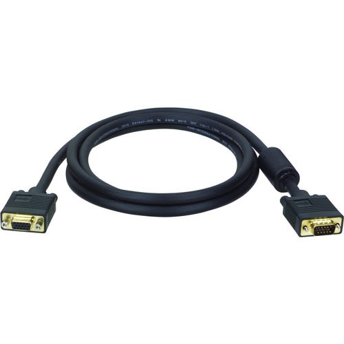 Eaton Tripp Lite Series VGA High-Resolution RGB Coaxial Cable (HD15 M/F)), 6 ft. (1.83 m)