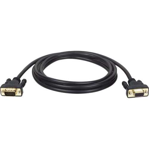 Eaton Tripp Lite Series VGA Monitor Extension Cable, 640x480 (HD15 M/F), 10 ft. (3.05 m)