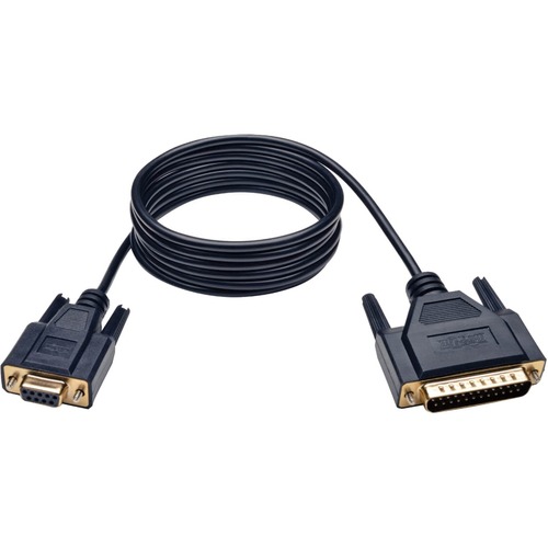 Tripp Lite by Eaton Null Modem Serial DB9 Serial Cable (DB9 to DB25 F/M), 6 ft. (1.83 m)