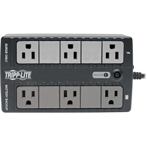 Tripp Lite by Eaton 350VA 210W Standby UPS - 6 NEMA 5-15R Outlets, 120V, 50/60 Hz, USB, 5-15P Plug, Desktop/Wall Mount Battery Backup