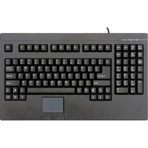 Solidtek USB Full Size POS Keyboard with Touchpad Mouse KB-730BU