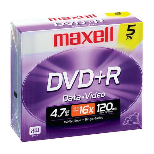 Maxell - DVD+R 4.7 GB 4x - storage media