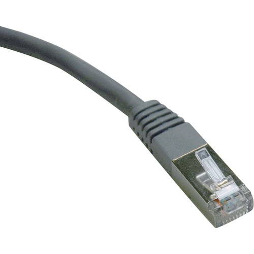 Eaton Tripp Lite Series Cat6 Gigabit Molded Shielded (FTP) Ethernet Cable (RJ45 M/M), PoE, Gray, 50 ft. (15.24 m)