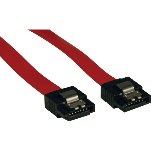 Tripp Lite by Eaton Serial ATA (SATA) Latching Signal Cable 7Pin (M/M), 8-in. (20.32 cm)