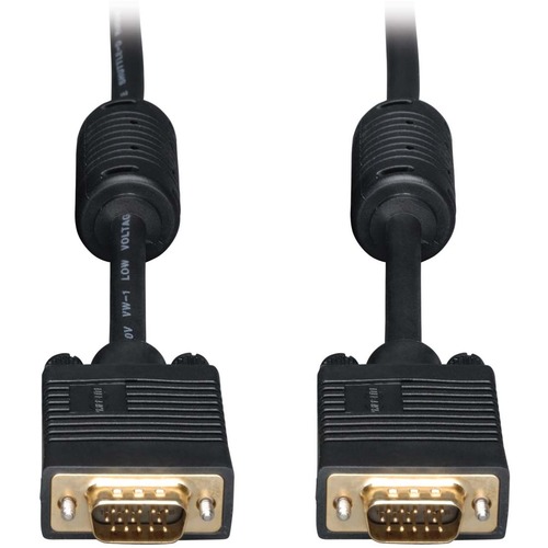 Eaton Tripp Lite Series VGA High-Resolution RGB Coaxial Cable (HD15 M/M), 10 ft. (3.05 m)
