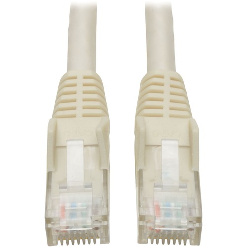 Eaton Tripp Lite Series Cat6 Gigabit Snagless Molded (UTP) Ethernet Cable (RJ45 M/M), PoE, White, 3 ft. (0.91 m)