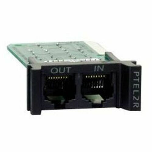 APC by Schneider Electric Replaceable, Rackmount, 1U, 2 Line Telco Surge Protection Module