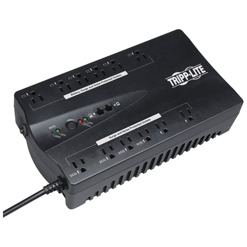 Tripp Lite by Eaton 750VA 450W Standby UPS - 12 NEMA 5-15R Outlets, 120V, 50/60 Hz, 5-15P Plug, ENERGY STAR, Desktop/Wall - Battery Backup