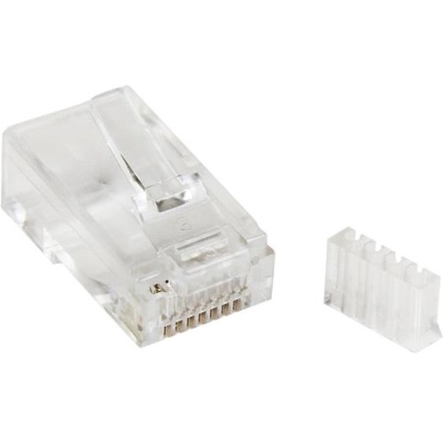 CAT 6 RJ45 MODULAR PLUG FOR SOLID WIRE - 50 PACK