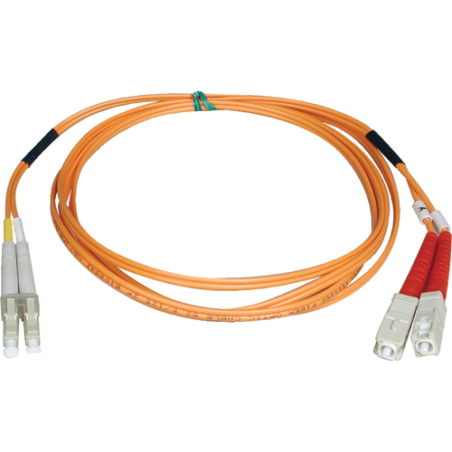 Eaton Tripp Lite Series Duplex Multimode 50/125 Fiber Patch Cable (LC/SC), 15M (50 ft.)