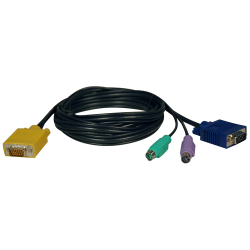 Tripp Lite by Eaton PS/2 (3-in-1) Cable Kit for NetDirector KVM Switch B020-Series and KVM B022-Series, 6 ft. (1.83 m)