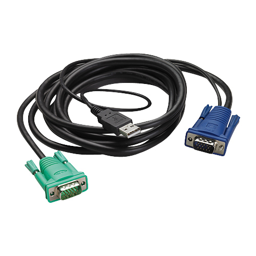 APC by Schneider Electric APC Integrated Rack LCD/KVM USB Cable - 10ft (3m)