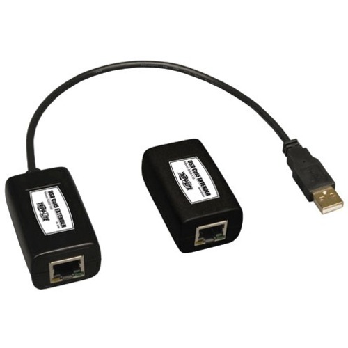 Tripp Lite by Eaton 1-Port USB over Cat5/Cat6 Extender, Transmitter and Receiver, up to 150 ft. (45.72 m), TAA