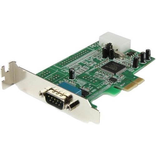 StarTech.com 1-port PCI Express RS232 Serial Adapter Card - PCIe Serial DB9 Controller Card 16550 UART - Low Profile - Windows/Linux
