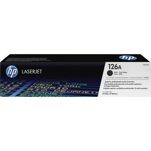 HP 126A Black Toner Cartridge | Works with HP LaserJet Pro 100 color MFP M175 Series, HP LaserJet Pro CP1025 Series, HP TopShot LaserJet Pro M275 MFP Series | CE310A