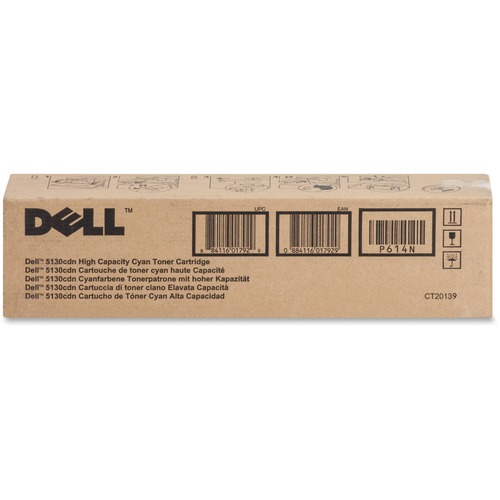 Dell Original High Yield Laser Toner Cartridge - Cyan - 1 Each