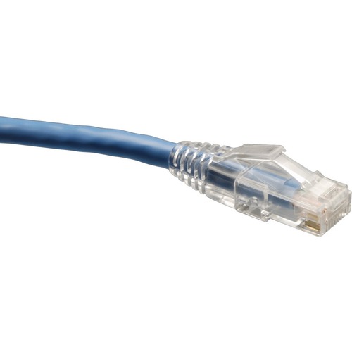 Eaton Tripp Lite Series Cat6 Gigabit Solid Conductor Snagless UTP Ethernet Cable (RJ45 M/M), PoE, Blue, 125 ft. (38.1 m)