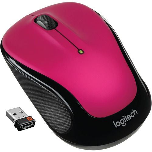 Logitech M325 Wireless Mouse, 2.4 GHz with USB Unifying 1000 DPI Optical Tracking, 18-Month Life Battery, PC / Mac / Laptop / Chromebook (Brilliant Rose) - antonline.com