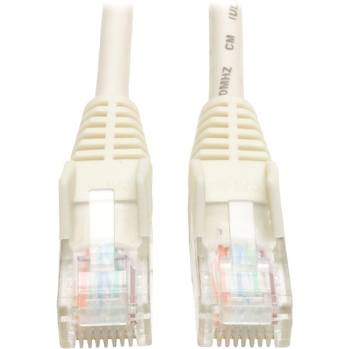 Eaton Tripp Lite Series Cat5e 350 MHz Snagless Molded (UTP) Ethernet Cable (RJ45 M/M), PoE - White, 14 ft. (4.27 m)