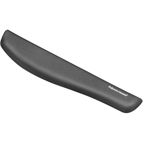 Fellowes PlushTouch&trade; Keyboard Wrist Rest with Microban&reg; - Graphite