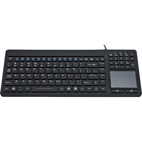 Solidtek Industrial Mini Keyboard with Touchpad on Right KB-IKB107