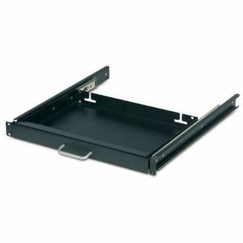 17" Keyboard Drawer Black - 1U - 1.7" Height x 17.4" Width x 12" Depth
