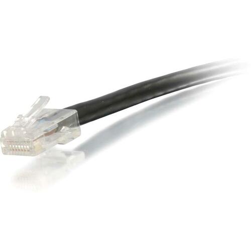 C2G-15ft Cat6 Non-Booted Unshielded (UTP) Network Patch Cable - Black