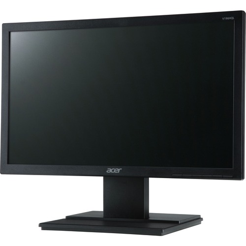 Acer V196HQL 18.5" LCD Widescreen Monitor - 1366 x 768 WXGA Display @ 60Hz - LED Backlight technology - 5 ms response time - 1 x VGA Port - 200 Nit Brightness