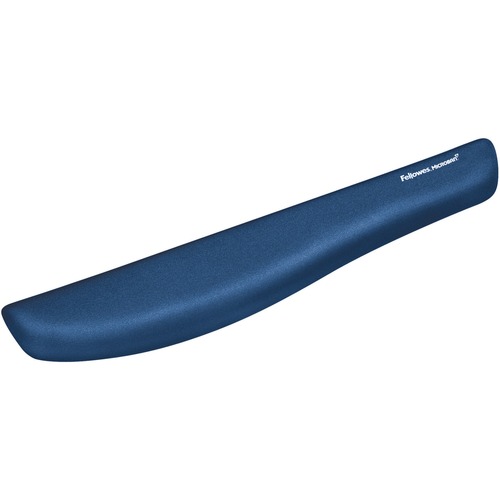 Fellowes PlushTouch&trade; Keyboard Wrist Rest with Microban&reg; - Blue