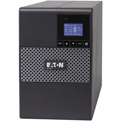 Eaton 5P UPS 1550VA 1100W 230V Line-Interactive UPS, C14 Input, 8 C13 Outlets, True Sine Wave, Cybersecure Network Card Option, Tower