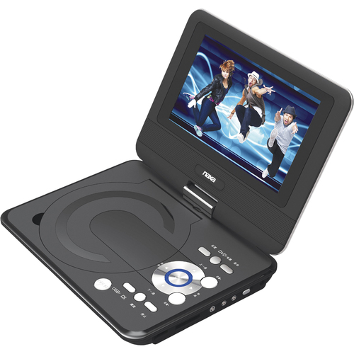 Naxa NPD-952 Portable DVD Player - 9" Display - Black