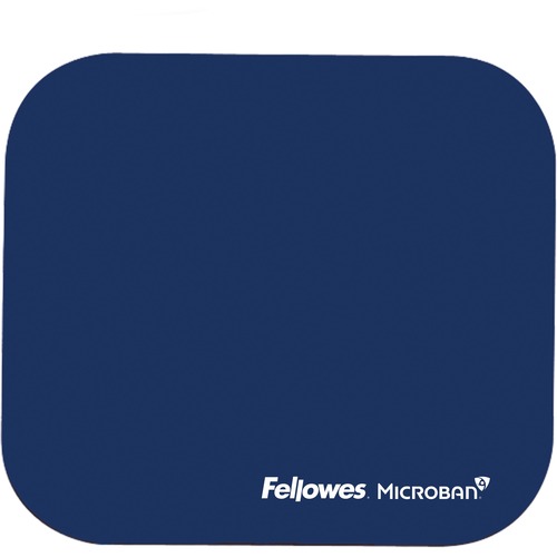 Fellowes Microban&reg; Mouse Pad - Blue