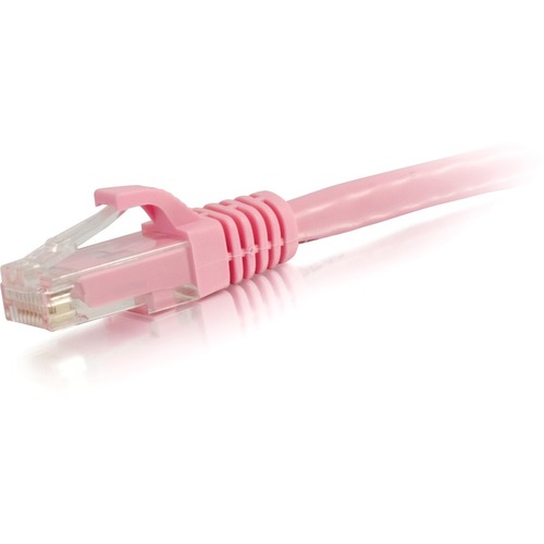 C2G 6in Cat6 Snagless Unshielded (UTP) Network Patch Cable - Pink
