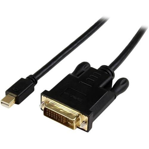 StarTech.com 3ft Mini DisplayPort to DVI Cable, Active Mini DP to DVI-D Adapter/Converter Cable, 1080p Video, mDP to DVI Monitor/Display