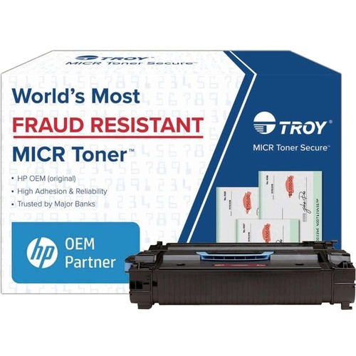 Troy Toner Secure Original MICR Toner Cartridge - Alternative for Troy, HP - Black