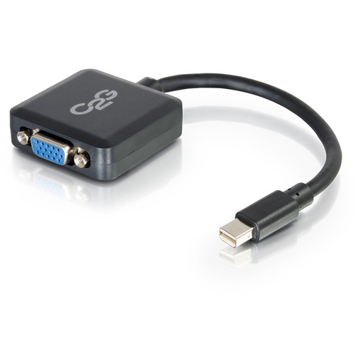 C2G 8in Mini DisplayPort to VGA Active Adapter - Mini DP to VGA Adapter - 1080p - M/F