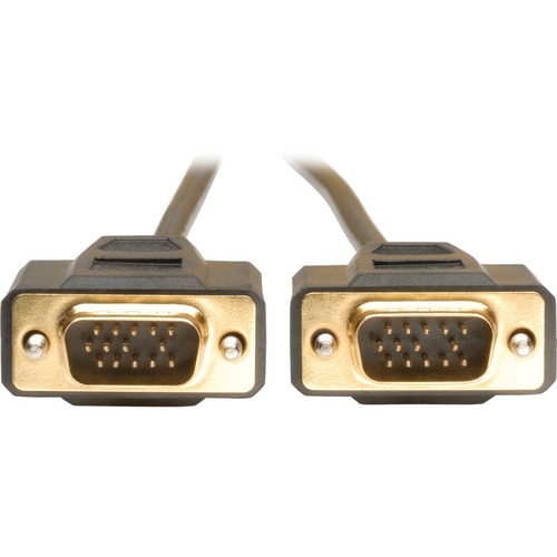Eaton Tripp Lite Series VGA Monitor Cable, 640x480 (HD15 M/M), 15 ft. (4.57 m)