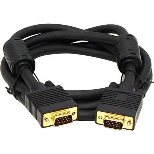 Monoprice 6ft SVGA Super VGA M/M Monitor Cable with ferrites (Gold Plated)