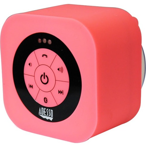 Adesso Xtream Xtream S1P Bluetooth Speaker System - Pink