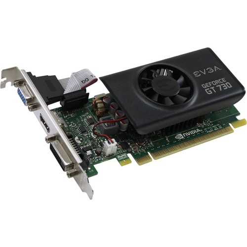 EVGA NVIDIA GeForce GT 730 Graphic Card - 2 GB GDDR5 - Low-profile