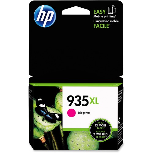 Original HP 935XL Magenta High-yield Ink Cartridge | Works with HP OfficeJet 6810; OfficeJet Pro 6230, 6830 Series | C2P25AN