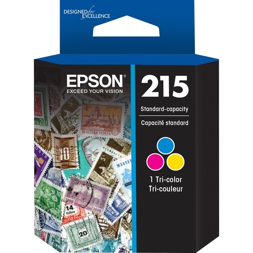 Epson 215 Original Inkjet Ink Cartridge - Tri-color - 1 Each