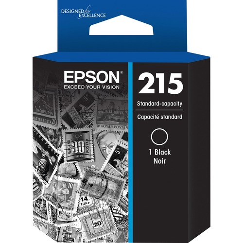 Epson 215 Original Inkjet Ink Cartridge - Black - 1 Each