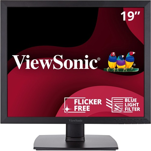 ViewSonic VA951S 19 Inch IPS 1024p LED Monitor with DVI VGA and Enhanced Viewing Comfort