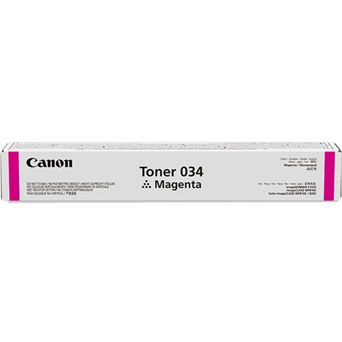 Canon Genuine Toner Cartridge 034 (9452B001) (1-Pack, Magenta), Works with Canon imageCLASS MF810Cdn, MF820Cdn, Standard