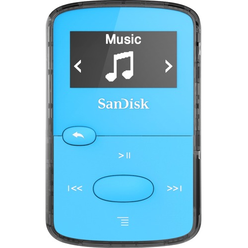 SanDisk SDMX26-008G-G46B 8 GB Flash MP3 Player - Blue